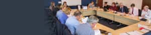 A Board Room Meeting in The Wise Group