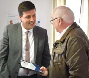 MSP Jamie Hepburn visits the Wise Group