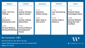 Re-Connect CBT timetable