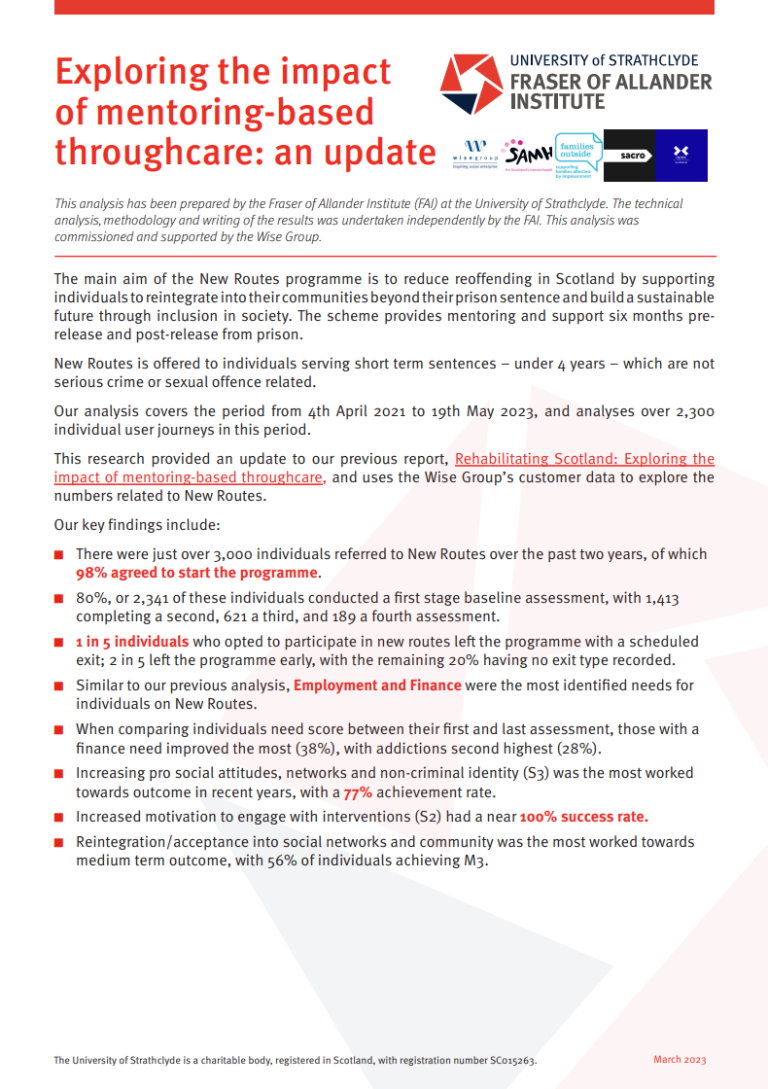 Fraser of allander institute report the wise group